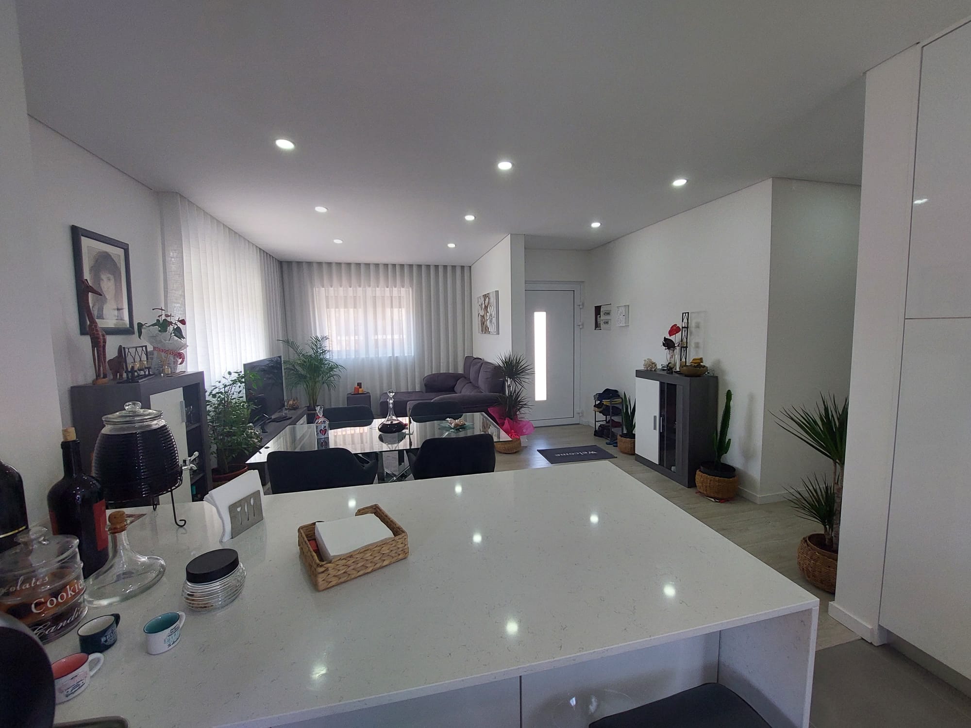 Casa com terraço vista mar